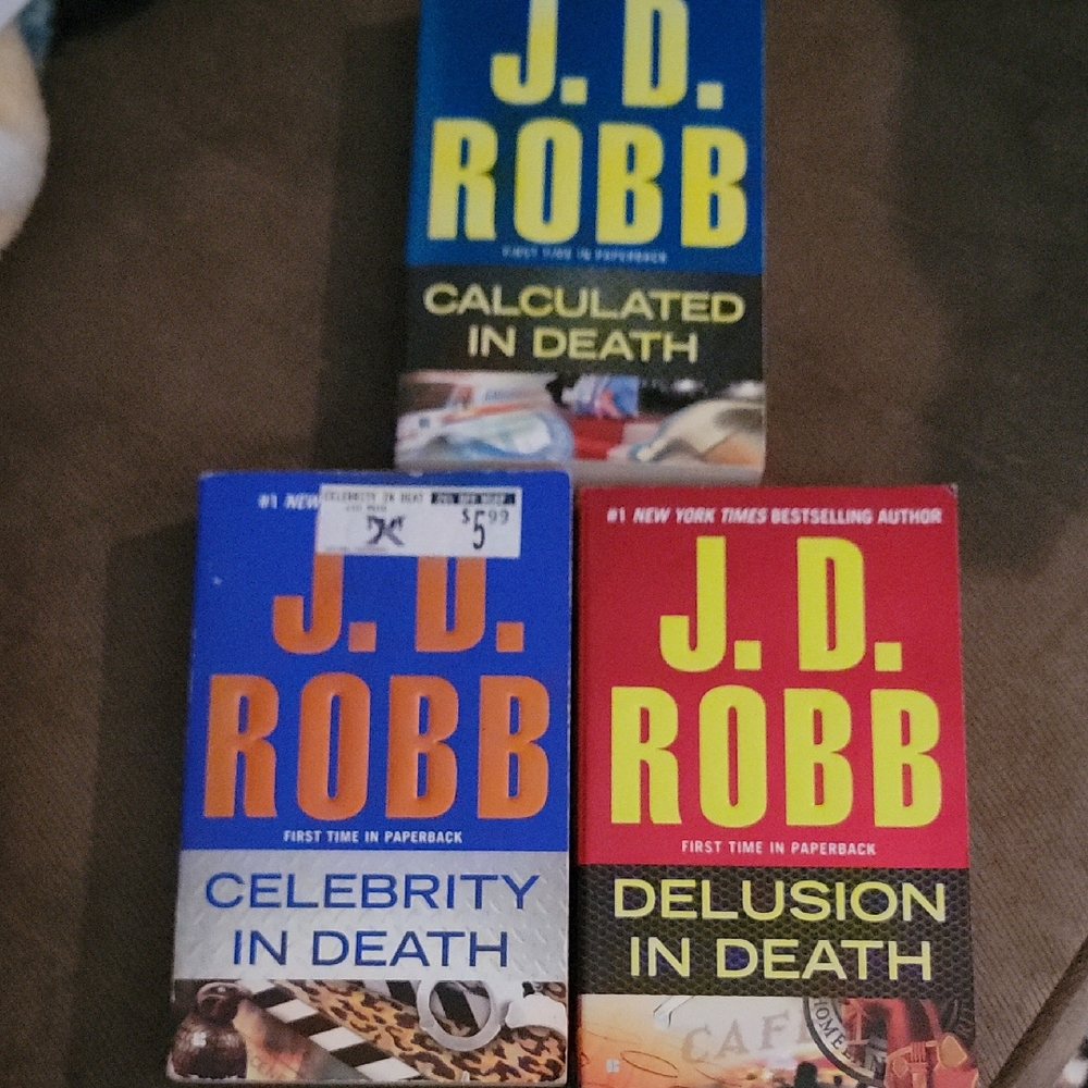 J.D. Robb Paperback Book Set